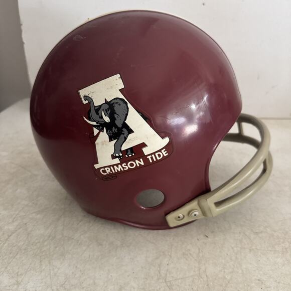 Alabama Crimson Tide Kids Plastic Football Helmet Roll Tide - Picture 1 of 15